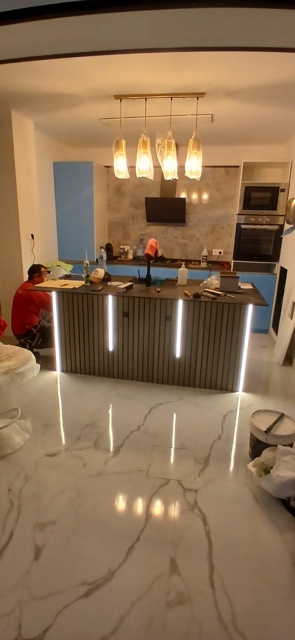 Cocina reformada por Multireformas en Madrid